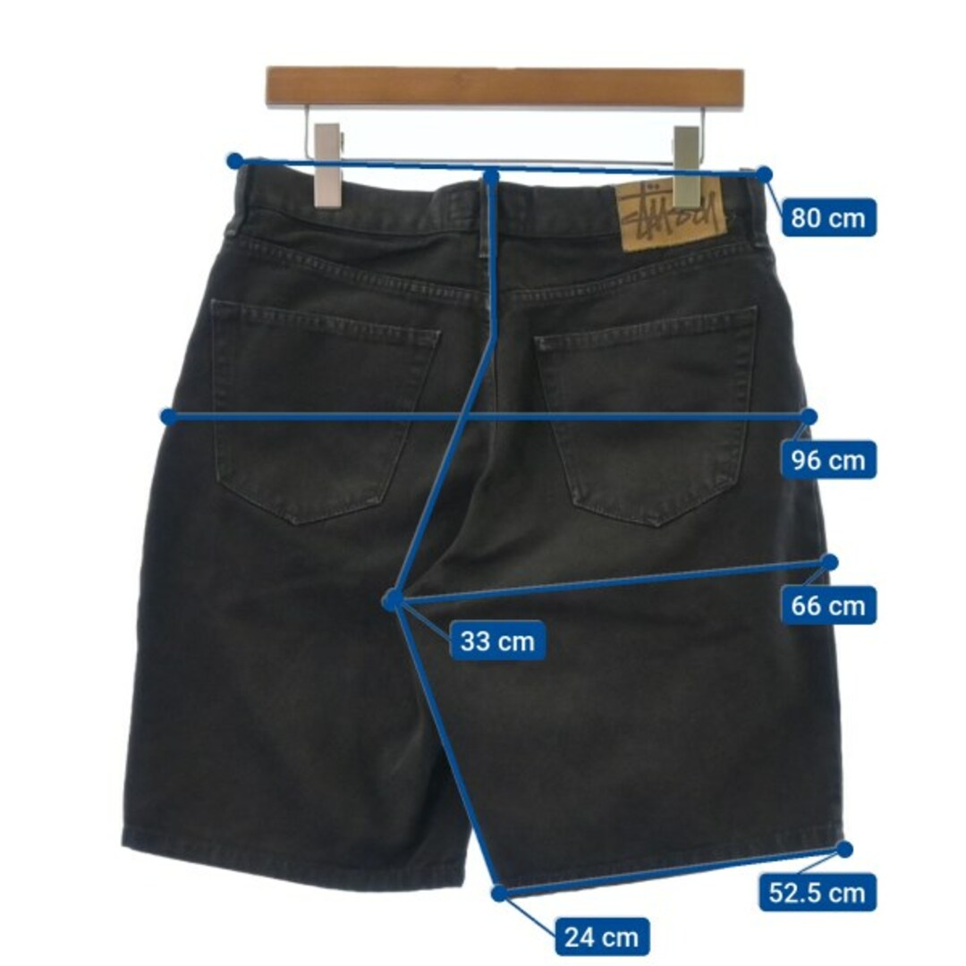 STUSSY ステューシー ショートパンツ 30(M位) 黒 【古着】【】 STUSSY ステューシー ショートパンツ 30(M位) 黒 【古着】【】