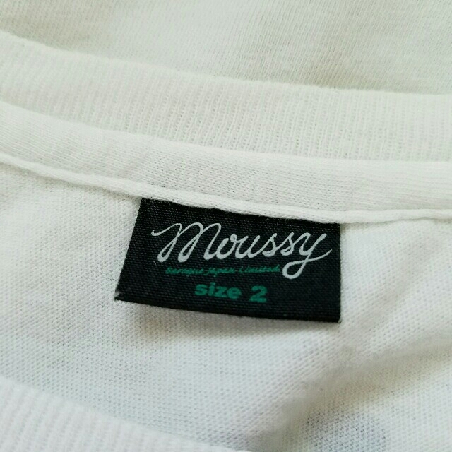 moussy(マウジー)の夏物値下げ！moussy☆ホワイトTシャツ レディースのトップス(Tシャツ(半袖/袖なし))の商品写真