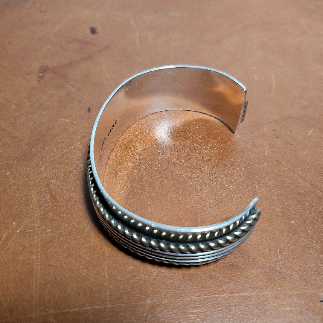 INDIAN JEWELRY - レア TOM HAWK 2ライン12KGFツイストロープ INDIAN JEWELRY - レア TOM HAWK 2ライン12KGFツイストロープ