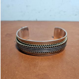INDIAN JEWELRY - レア TOM HAWK 2ライン12KGFツイストロープ INDIAN JEWELRY - レア TOM HAWK 2ライン12KGFツイストロープ