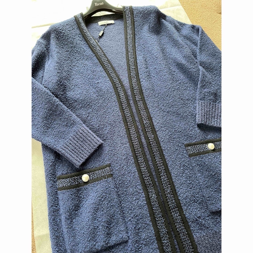 新品未使用❤︎ルネ Rene❤︎2023❤︎ロングニットカーディガン 新品未使用❤︎ルネ Rene❤︎2023❤︎ロングニットカーディガン