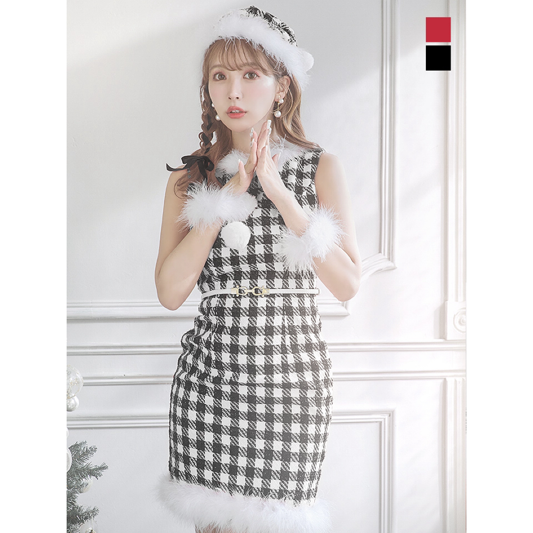 sugar キャバドレス クリスマス サンタコスプレ ギンガム sugar キャバドレス クリスマス サンタコスプレ ギンガム