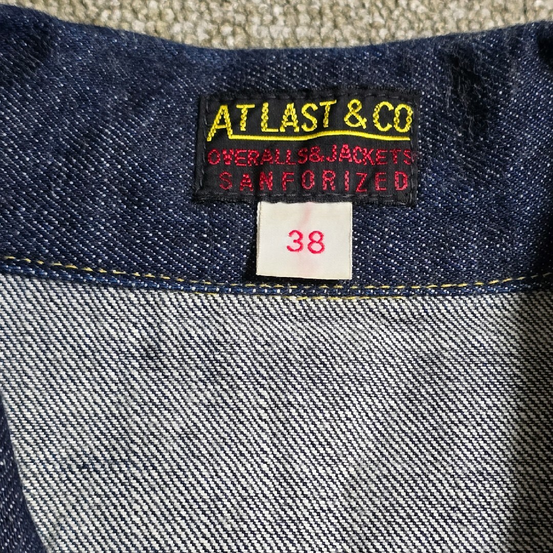 アットラストlot.147 デニムジャケット38 ATLAST Gジャンの通販 アットラストlot.147 デニムジャケット38 ATLAST Gジャンの通販