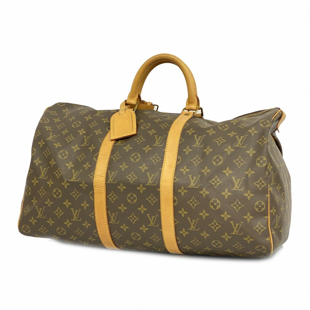 LOUIS VUITTON - 【4ua0563】ルイヴィトン ボストンバッグ モノグラム キーポル50 M41426 ブラウン【中古】メンズ レディース ユニセックス