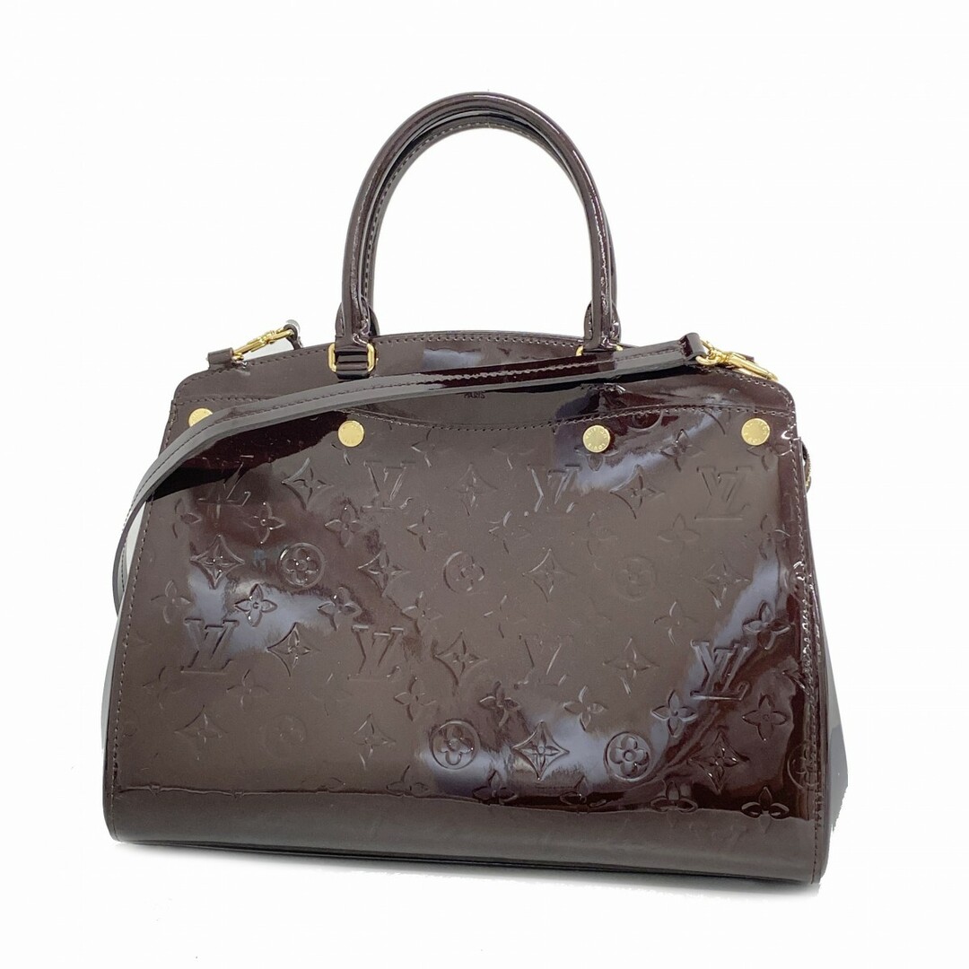 LOUIS VUITTON - 【4ua0684】ルイヴィトン ハンドバッグ ヴェルニ ブレアMM M50597 アマラント【中古】レディース