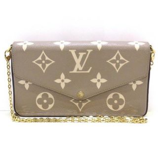 LOUIS VUITTON - LOUIS VUITTON(ルイヴィトン) 財布 モノグラム・アンプラント ポシェットフェリシー M69977 トゥルトレール クレーム レザー