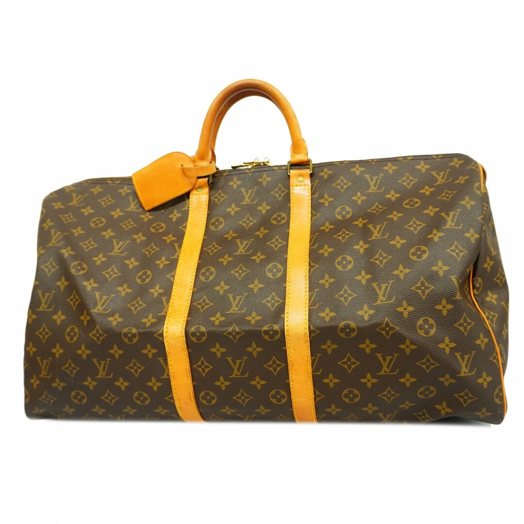 LOUIS VUITTON - 【4ua0739】ルイヴィトン ボストンバッグ モノグラム キーポルバンドリエール55 M41414 ブラウン【中古】メンズ レディース ユニセックス