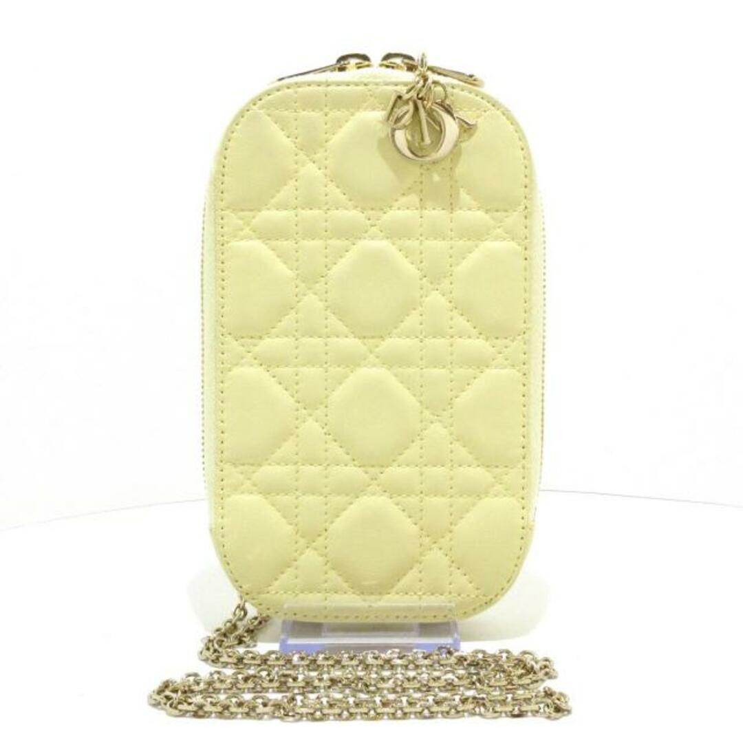 DIOR Lady Dior フォンホルダー イエロー 黄色(Christian Dior DIOR Lady Dior フォンホルダー イエロー 黄色(Christian Dior