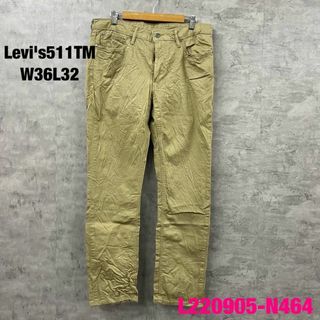 Levi's - Levi's リーバイス チノパン 32(L位) 黄 【古着 Levi's - Levi's リーバイス チノパン 32(L位) 黄 【古着