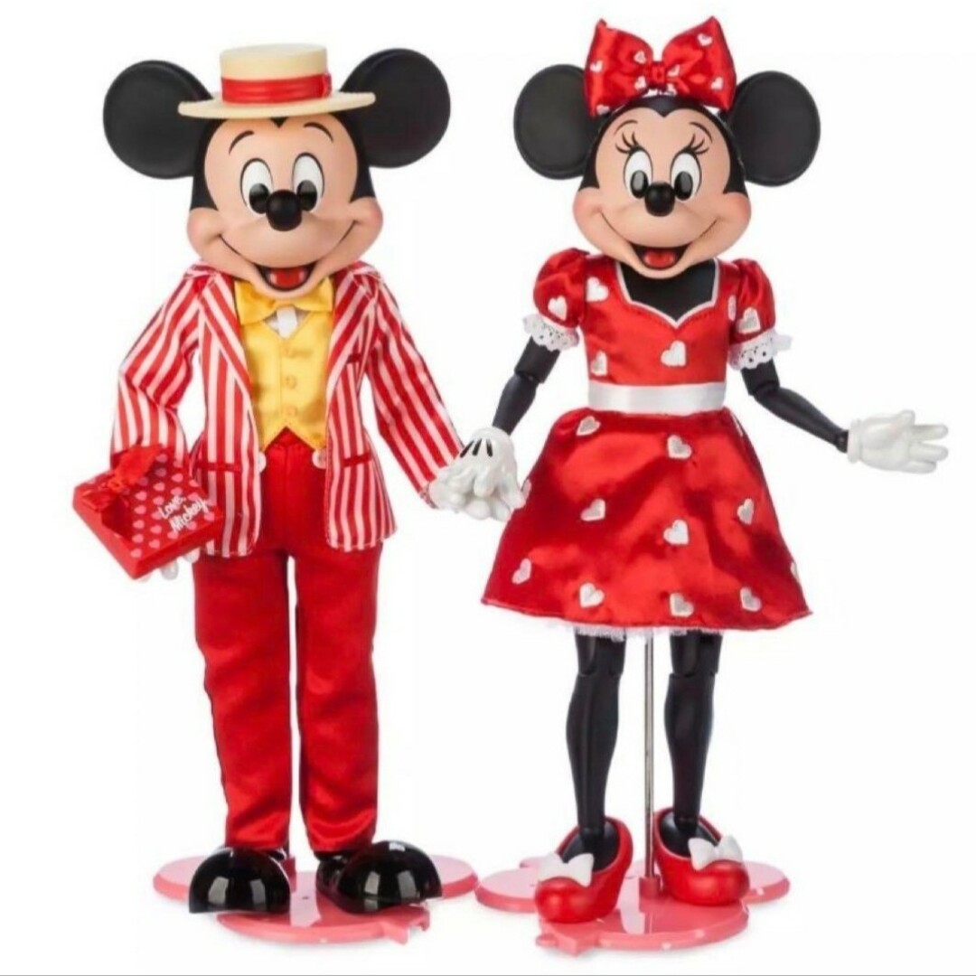 日本未発売 ディズニー100 バレンタイン ドール ミッキー ミニー 日本未発売 ディズニー100 バレンタイン ドール ミッキー ミニー