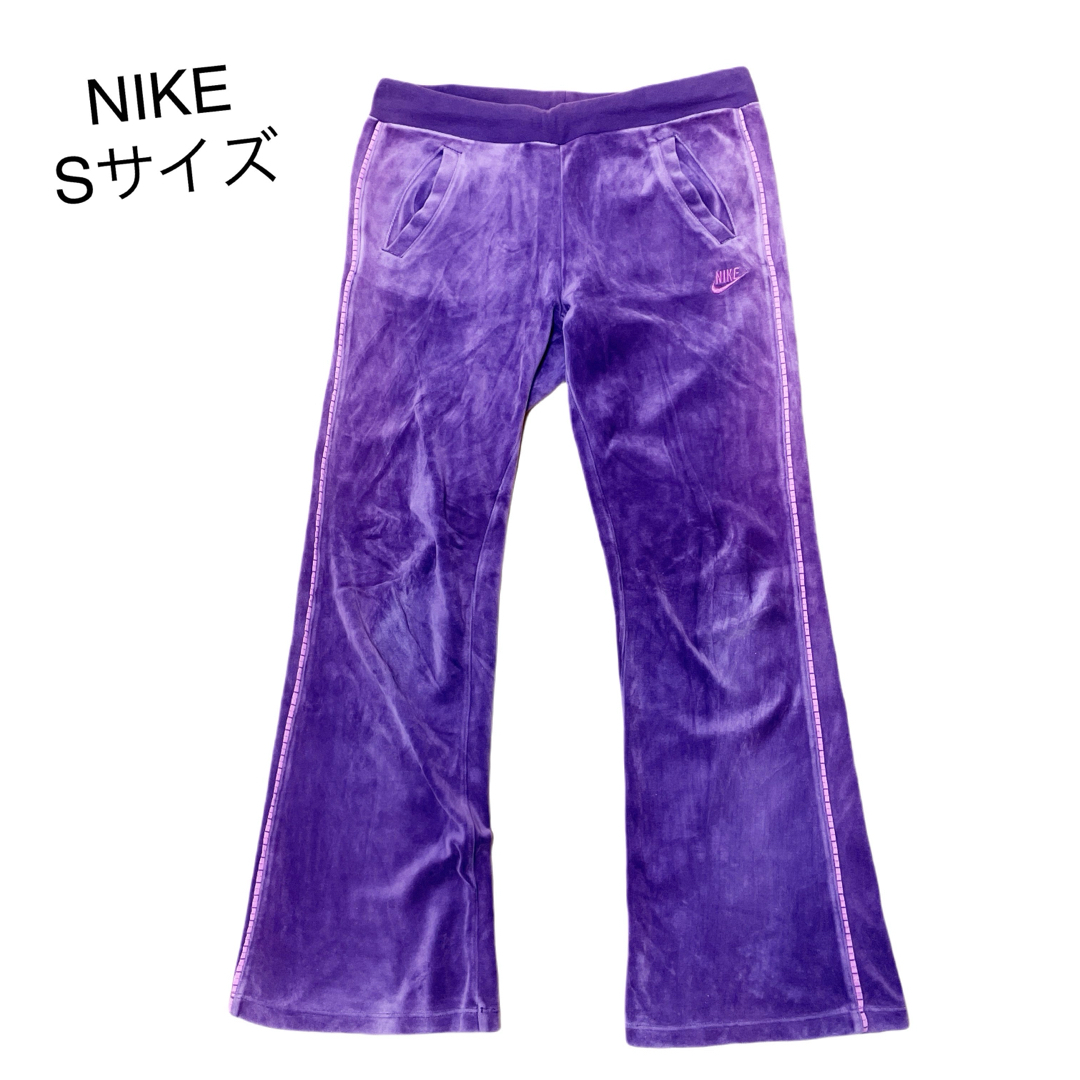 希少 NIKE ナイキ ベロアジャージパンツ ややフレア めでたい 希少 NIKE ナイキ ベロアジャージパンツ ややフレア めでたい
