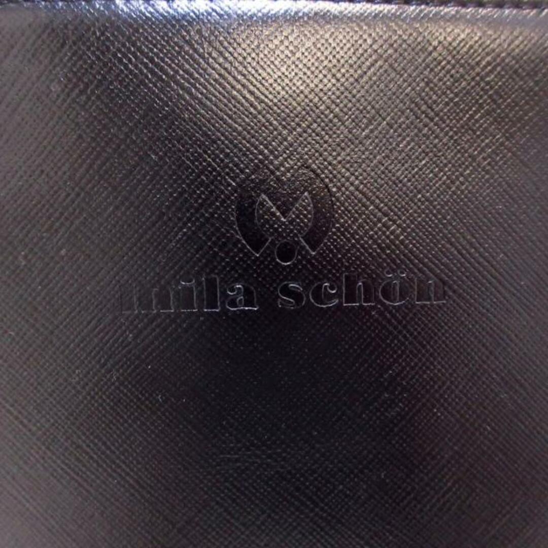mila schon(ミラショーン) ハンドバッグ 黒 レザー mila schon(ミラショーン) ハンドバッグ 黒 レザー