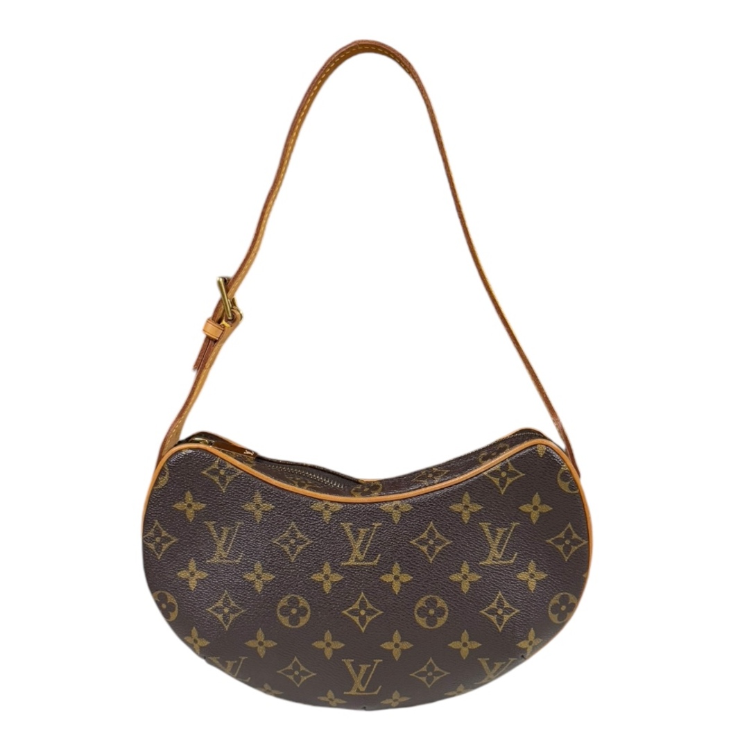 LOUIS VUITTON - ルイヴィトン ポシェットクロワッサン モノグラム ハンドバッグ モノグラムキャンバス M51510 ブラウン レディース LOUIS VUITTON  中古