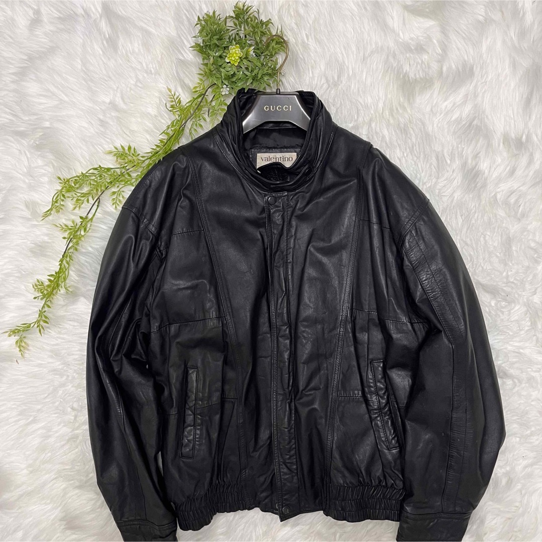 本革 VALENTINO バレンティノ バレンチノ レザージャケット 本革 VALENTINO バレンティノ バレンチノ レザージャケット
