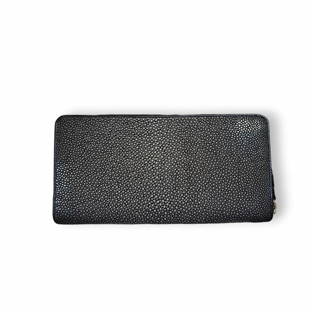 スティングレー 長財布 ポリッシュ加工 ウォレット ダークブラウン スティングレー 長財布 ポリッシュ加工 ウォレット ダークブラウン