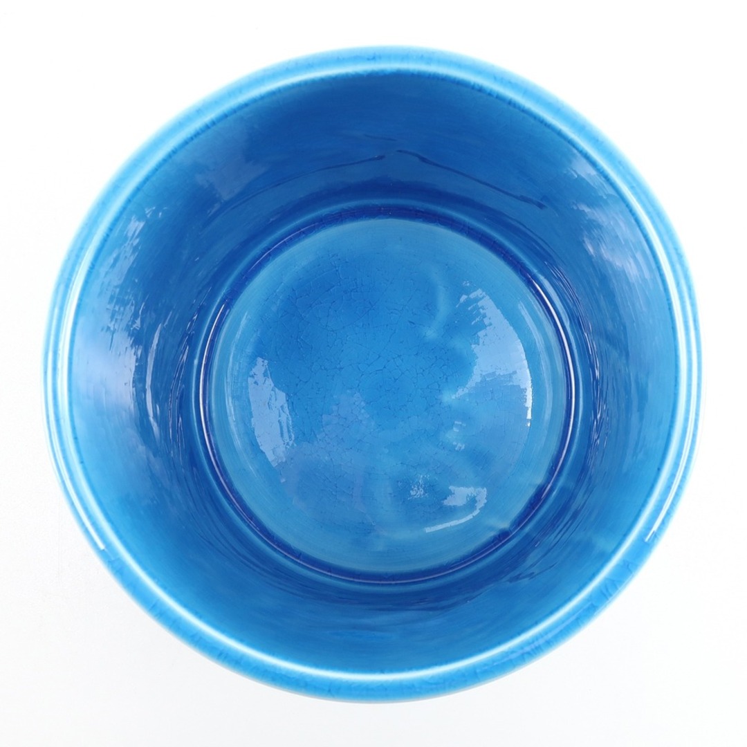 茶道具】 浅黄釉 荒磯 水指 西尾瑞豊作 ブルー _ その他雑貨 茶道具】 浅黄釉 荒磯 水指 西尾瑞豊作 ブルー _ その他雑貨