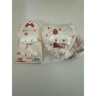 サンリオ(サンリオ)のサンリオ　マイメロディ　アクセサリーケース　前髪クリップセット　ショートケーキ(小物入れ)