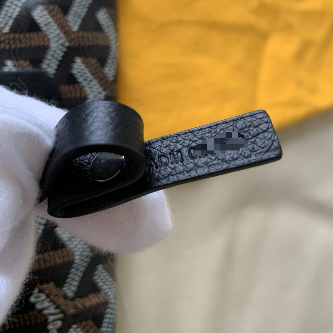 GOYARD - 正規品ゴヤール サンルイpm ブラック トートバッグの GOYARD - 正規品ゴヤール サンルイpm ブラック トートバッグの