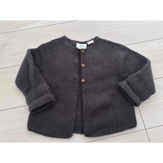 ザラキッズ(ZARA KIDS)のZARA ベビー カーディガン 18-24ヶ月 グレー(カーディガン)