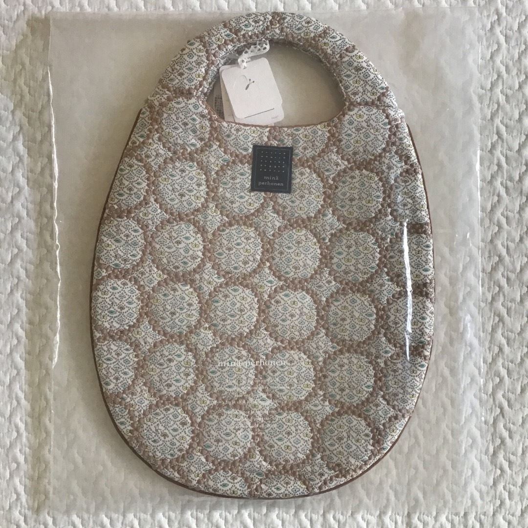 新品】ミナペルホネン egg bag タンバリン 新品】ミナペルホネン egg bag タンバリン