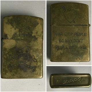 ZIPPO - ジッポ Ⅲ zippo Ⅱ 1969年製 ベトナムジッポ ベトナム ZIPPO - ジッポ Ⅲ zippo Ⅱ 1969年製 ベトナムジッポ ベトナム