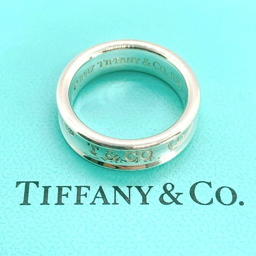 美品 20号】TIFFANY&Co. ナロー 1837 リング 大きめ サイズ 美品 20号】TIFFANY&Co. ナロー 1837 リング 大きめ サイズ
