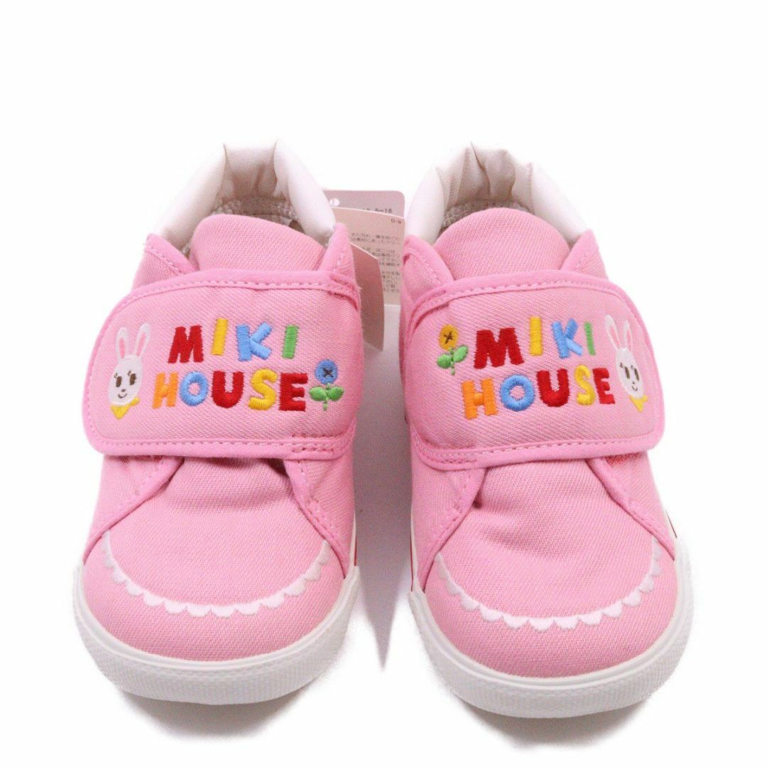 mikihouse - 【未使用品】MIKI HOUSE ミキハウス ベビーシューズ セカンドシューズ 子ども靴 ピンク うさこ うさぎ 14.5cm