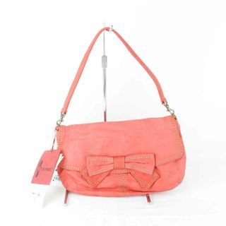 『USED』 TAMBU タンブゥ ハンドバッグ レザー レッド【中古】(ハンドバッグ)