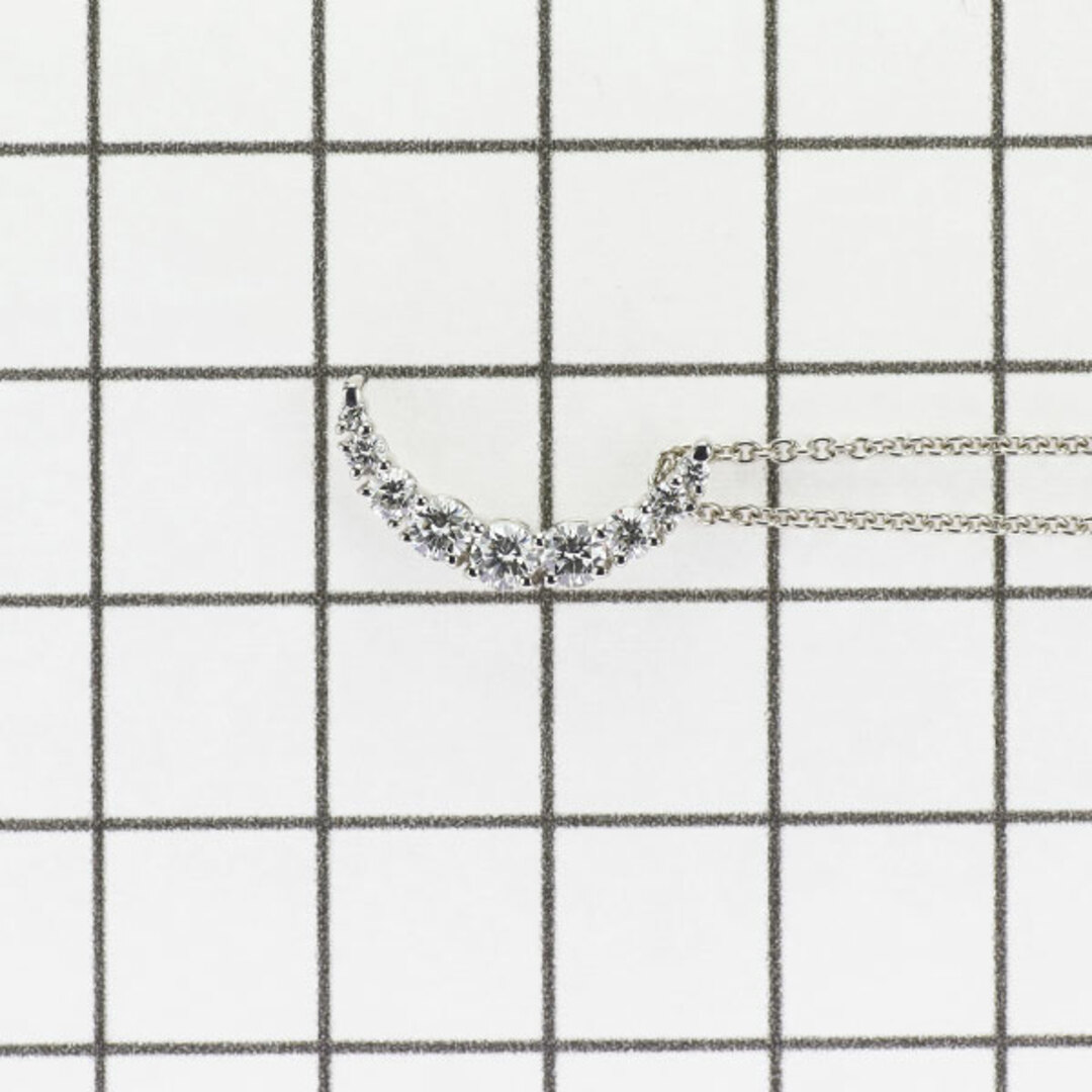 ミキモト K18WG ダイヤモンド ペンダントネックレス 0.35ct ミキモト K18WG ダイヤモンド ペンダントネックレス 0.35ct