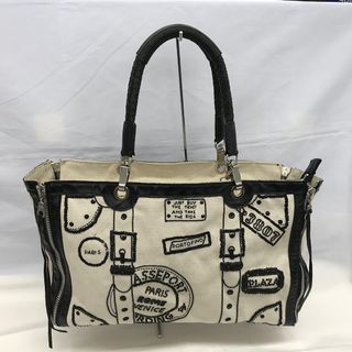 『USED』  バーバラリール トートバッグ ホワイト キャンバス(トートバッグ)