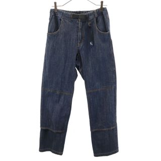 豪華で新しい デニム マウンテンマニア アウトドアパンツ ネイビー S ロング