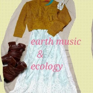 アースミュージックアンドエコロジー(earth music & ecology)の新品タグ付☆earthニット ショート丈(ニット/セーター)