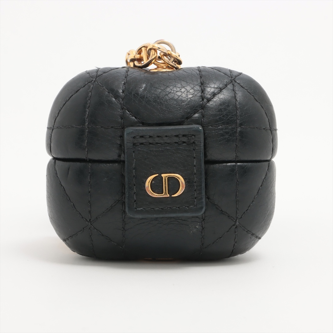 Christian Dior - クリスチャンディオール レディディオール カナージュ レザー  ブラック