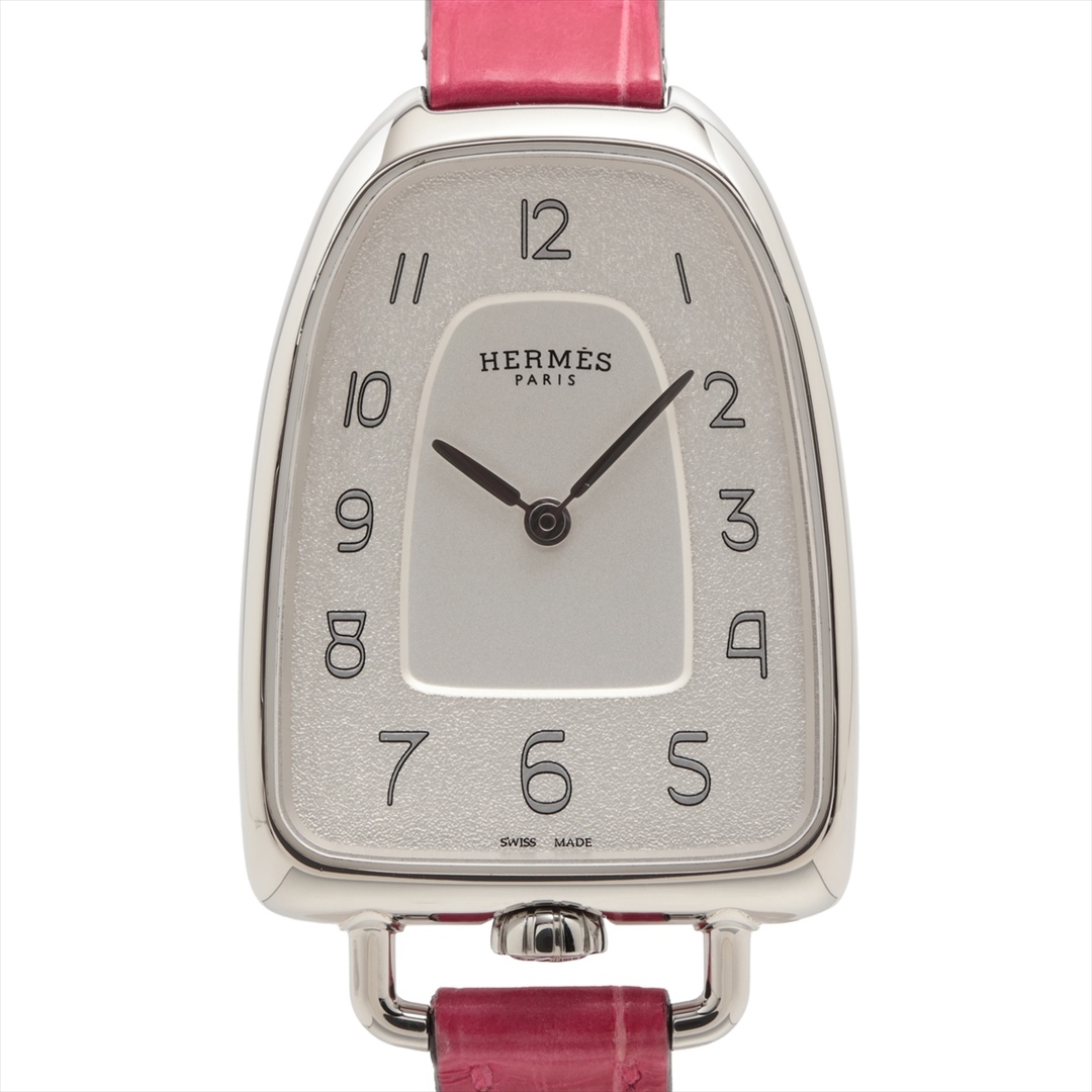 HERMES - エルメス ギャロップ SS×革   レディース 腕時計