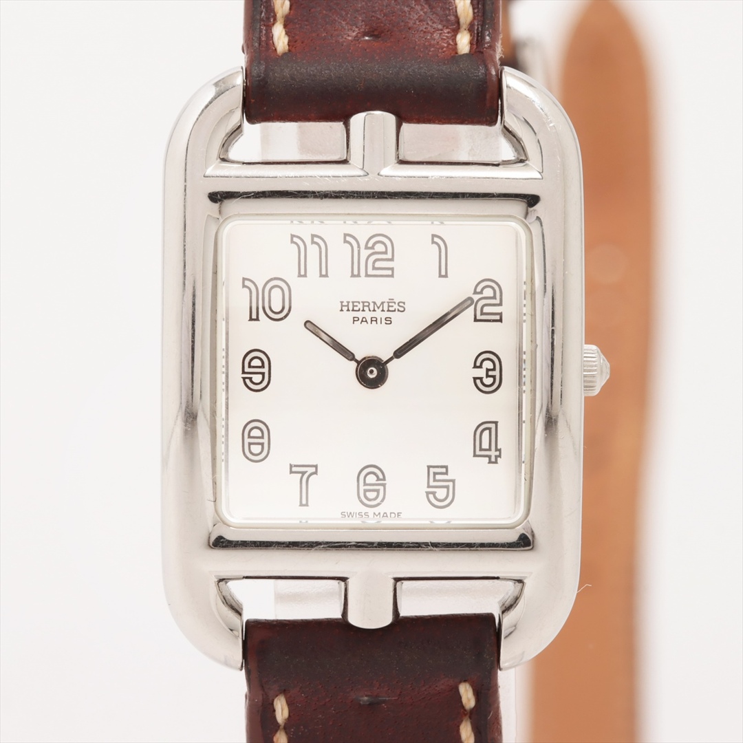 HERMES - エルメス ケープコッド SS×革   レディース 腕時計