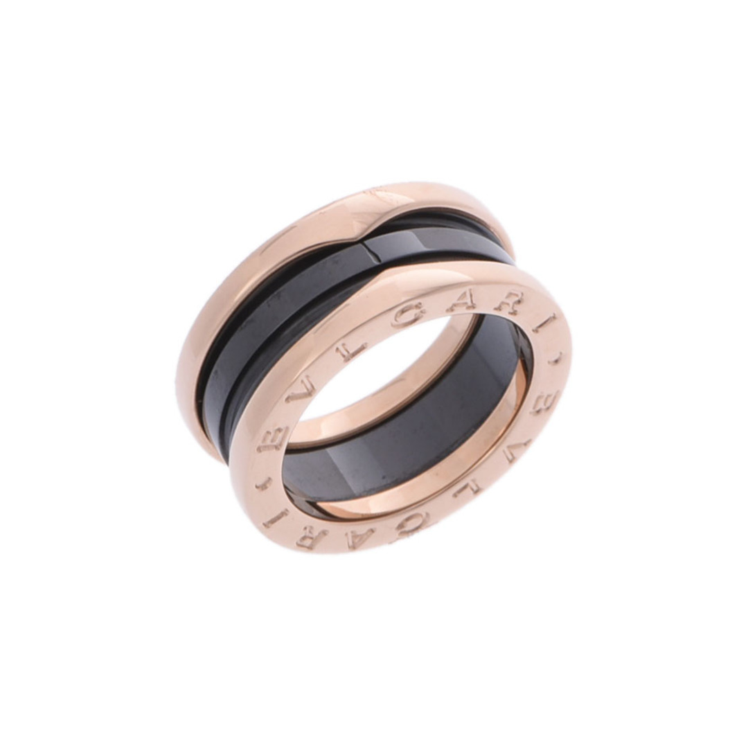 BVLGARI - 中古 ブルガリ BVLGARI レディース リング・指輪 K18ピンクゴールド /ブラックセラミック