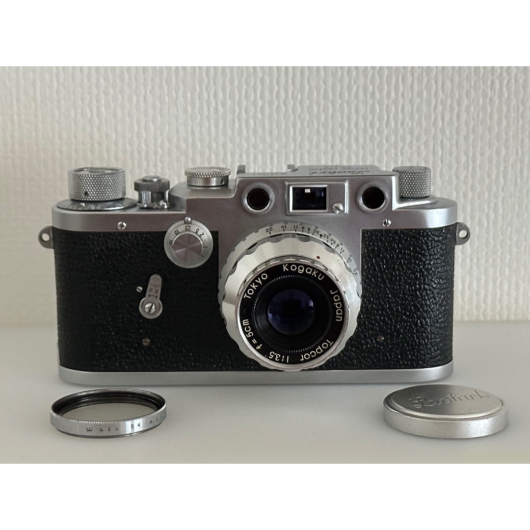 Leotax F + Topcor 1:3.5/5cm 美品・試写済