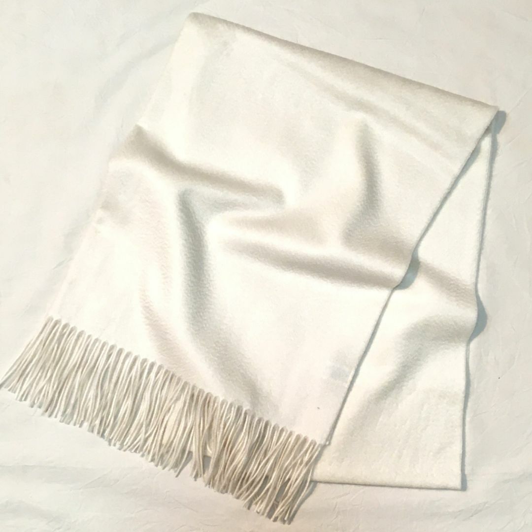 値下中 超大判 無染色100% カシミヤストール70×200cm WT 新品 値下中 超大判 無染色100% カシミヤストール70×200cm WT 新品