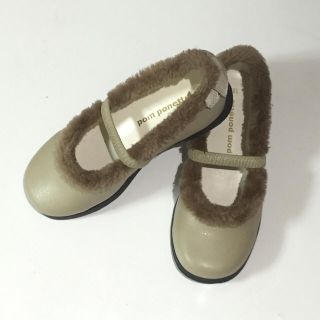 ポンポネット(pom ponette)の【お値下げ！】子供 靴 美品 18㎝ ポンポネット(フォーマルシューズ)