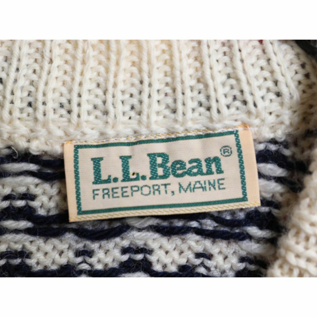 最安値に挑戦! - L.L.Bean 80s ニット ウール ノルディック エルエルビーン 男性用