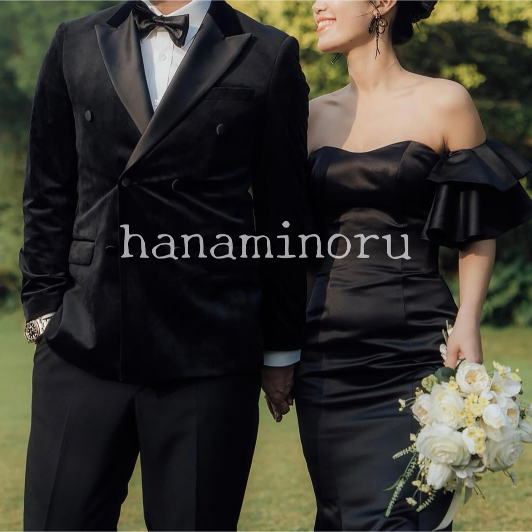 前撮り 黒 ドレス 結婚式 街撮り パーティー お色直し 披露宴 フォト 前撮り 黒 ドレス 結婚式 街撮り パーティー お色直し 披露宴 フォト