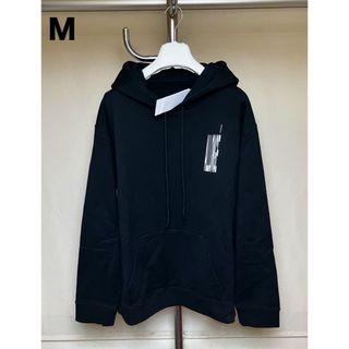 エムエムシックス(MM6)の新品 M 24ss メゾン マルジェラ MM6 黒 バックロゴパーカー 7144(パーカー)