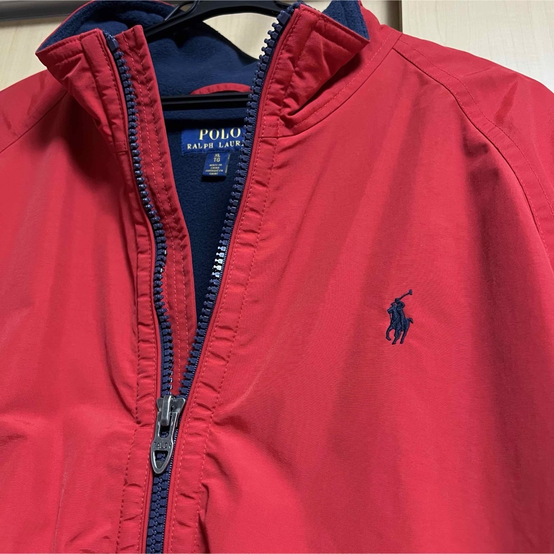 XL Polo Ralph Lauren 赤 ナイロンジャケット 美品 XL Polo Ralph Lauren 赤 ナイロンジャケット 美品