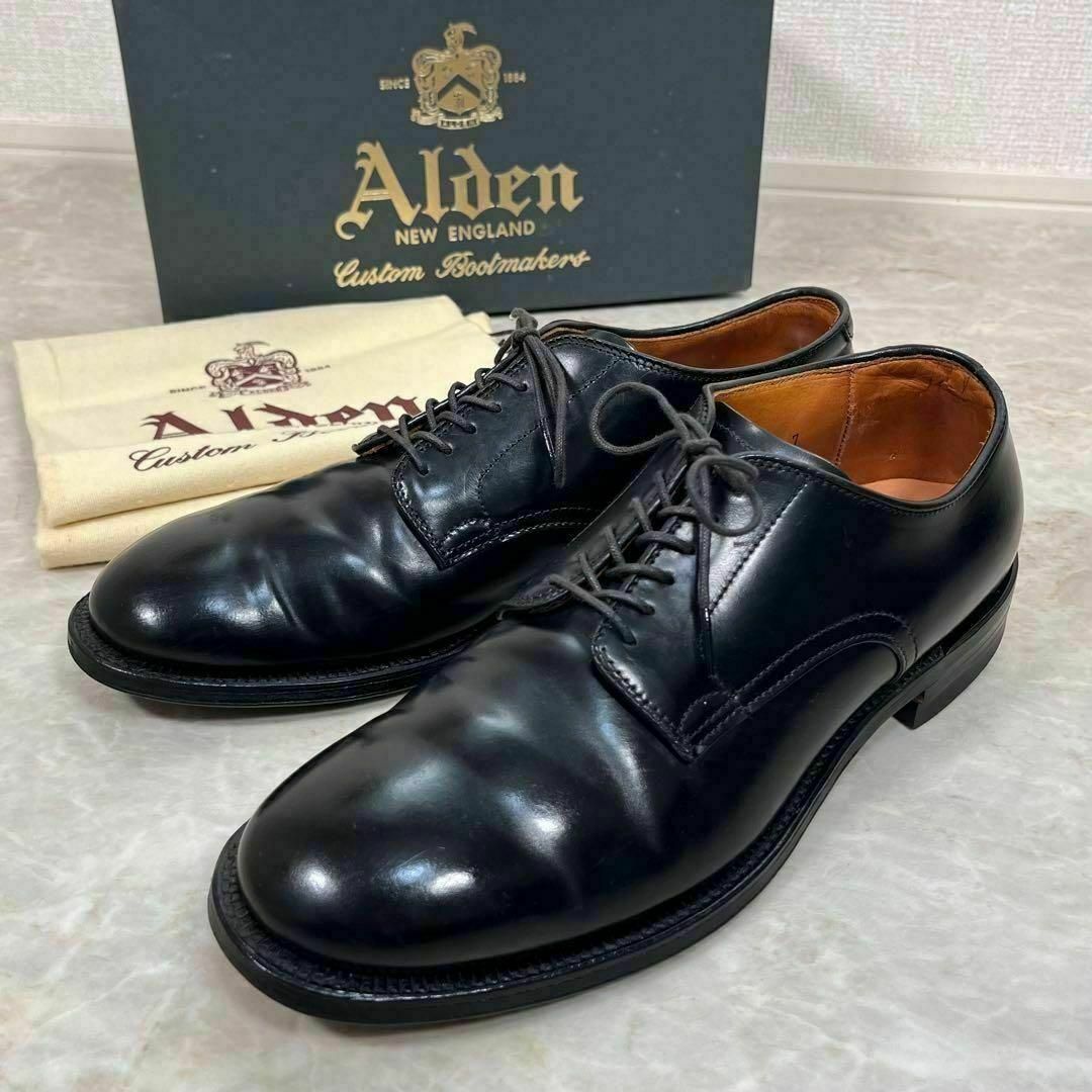 Alden - 【美品】オールデン/Alden コードバン プレーントゥ Alden - 【美品】オールデン/Alden コードバン プレーントゥ