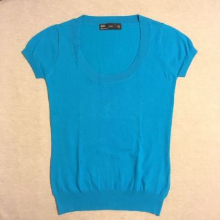 ザラ(ZARA)のZARA【中古】半袖ニット💙(ニット/セーター)