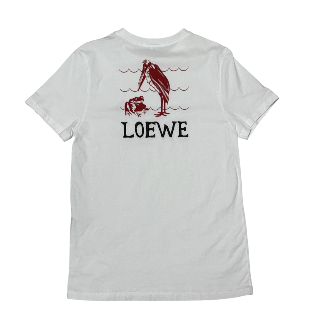 LOEWE - LOEWE ロエベ 刺繍 ロゴ 鳥 カエル Tシャツ S LOEWE - LOEWE ロエベ 刺繍 ロゴ 鳥 カエル Tシャツ S