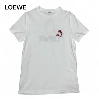 LOEWE - LOEWE ロエベ 刺繍 ロゴ 鳥 カエル Tシャツ S LOEWE - LOEWE ロエベ 刺繍 ロゴ 鳥 カエル Tシャツ S