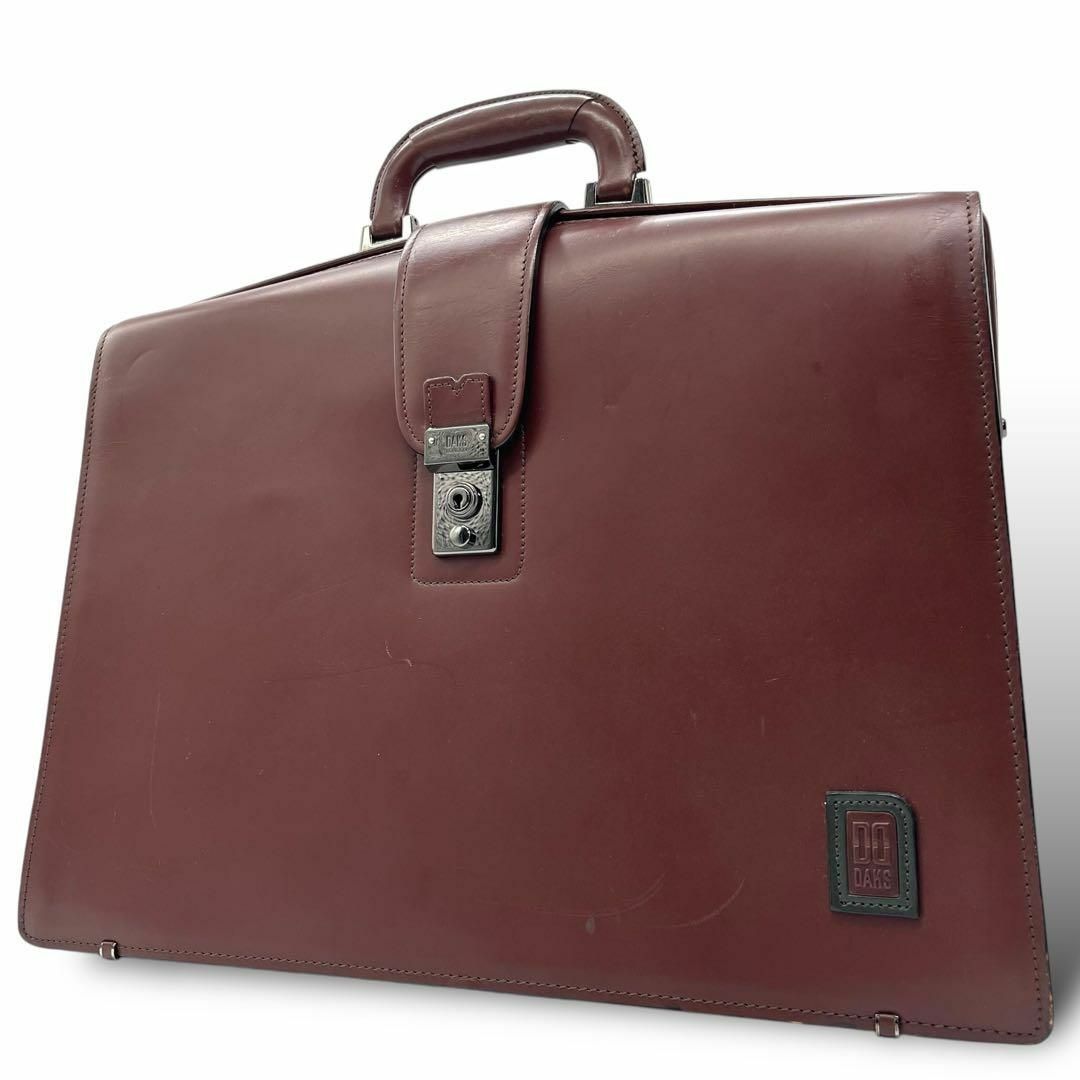 DAKS - 希少美品 1184 DAKS ダレスバッグ 本革 ボルドー B4収納 DAKS - 希少美品 1184 DAKS ダレスバッグ 本革 ボルドー B4収納