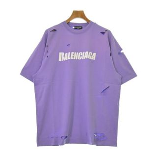 BALENCIAGA(Tシャツ/カットソー(半袖/袖なし) ・ パープル/紫色 BALENCIAGA(Tシャツ/カットソー(半袖/袖なし) ・ パープル/紫色