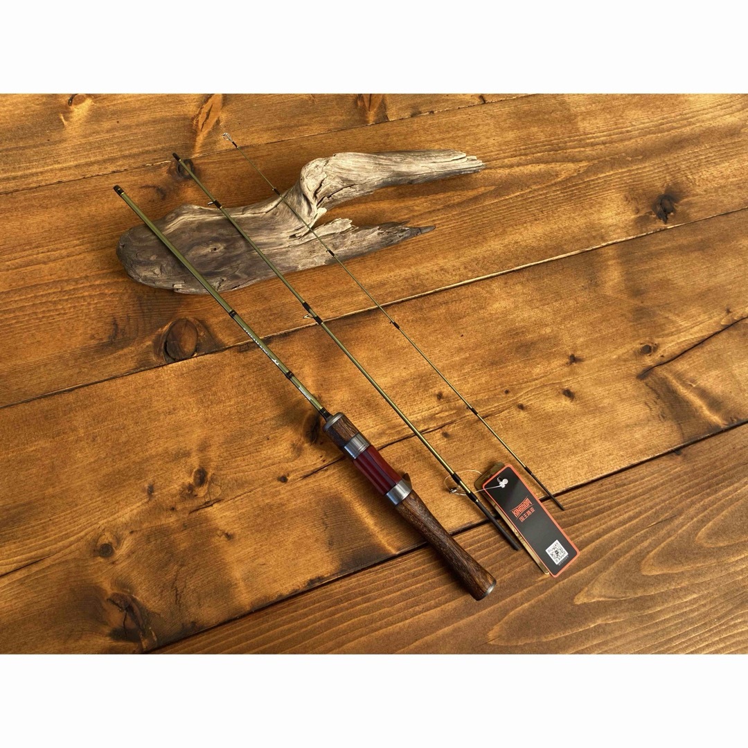 トラウトロッド ベイトロッド 4ft7inch 渓流釣り 岩魚 ウッド